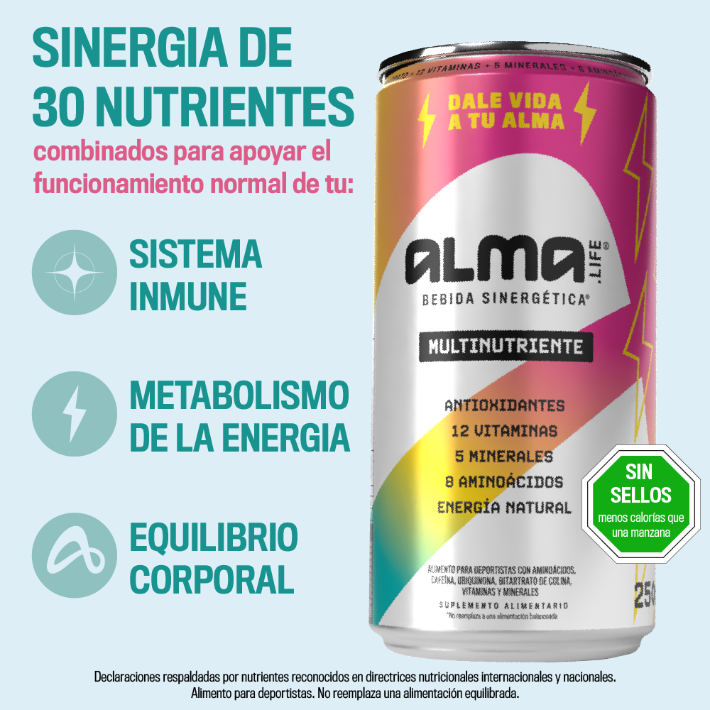 Alma.life® | Bebida sinergética multinutriente