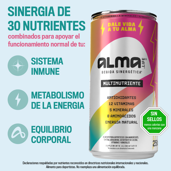 Alma.life® | Bebida sinergética multinutriente